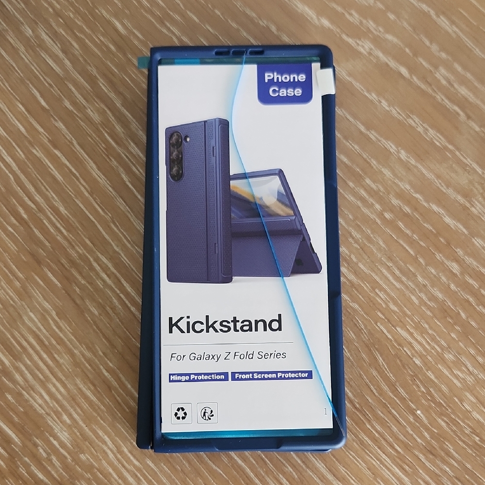 Samsung Galaxy Z Fold Series Blue Protective Case